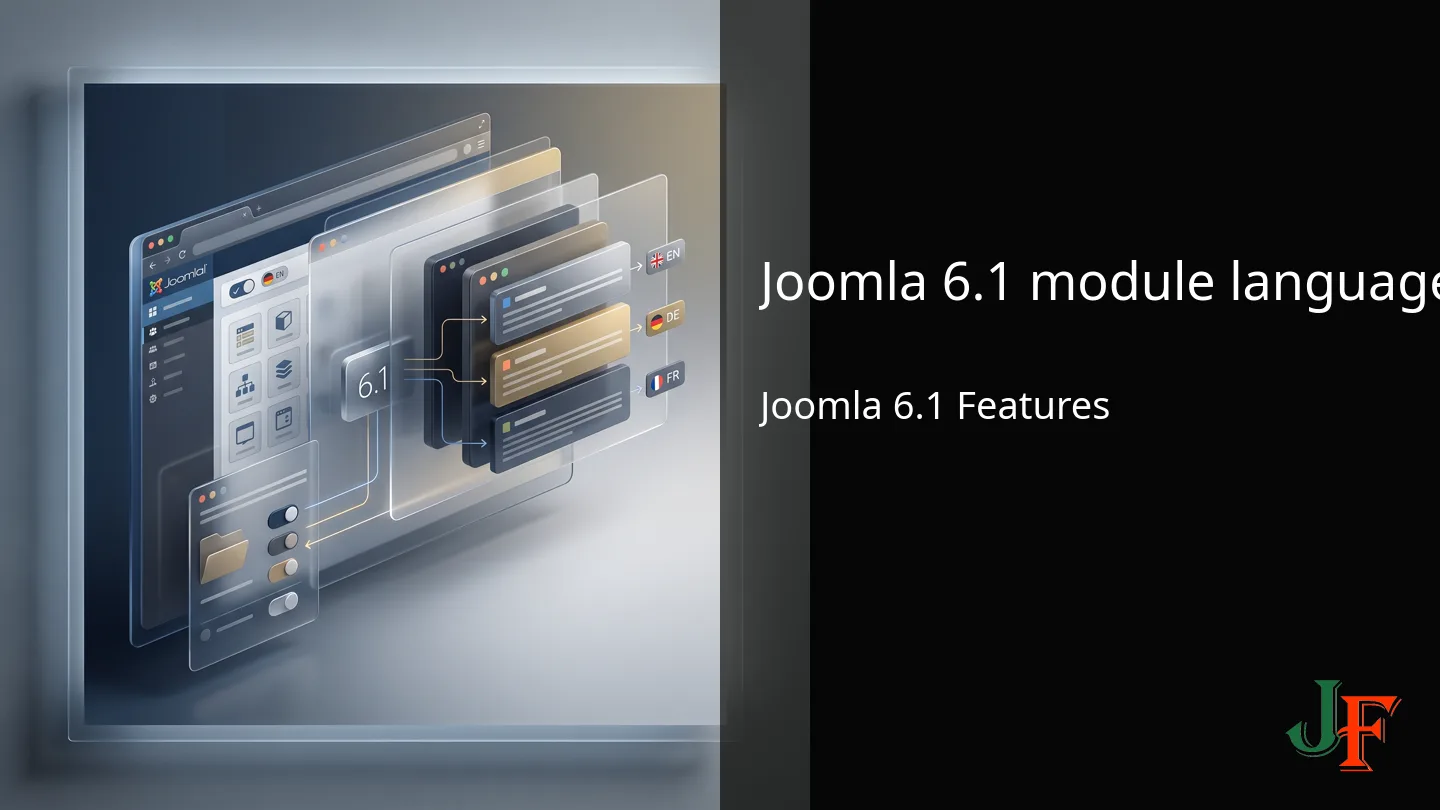 Fulltext image for How to Assign Modules per Language in Joomla 6.1 (Step‑by‑Step + Troubleshooting)