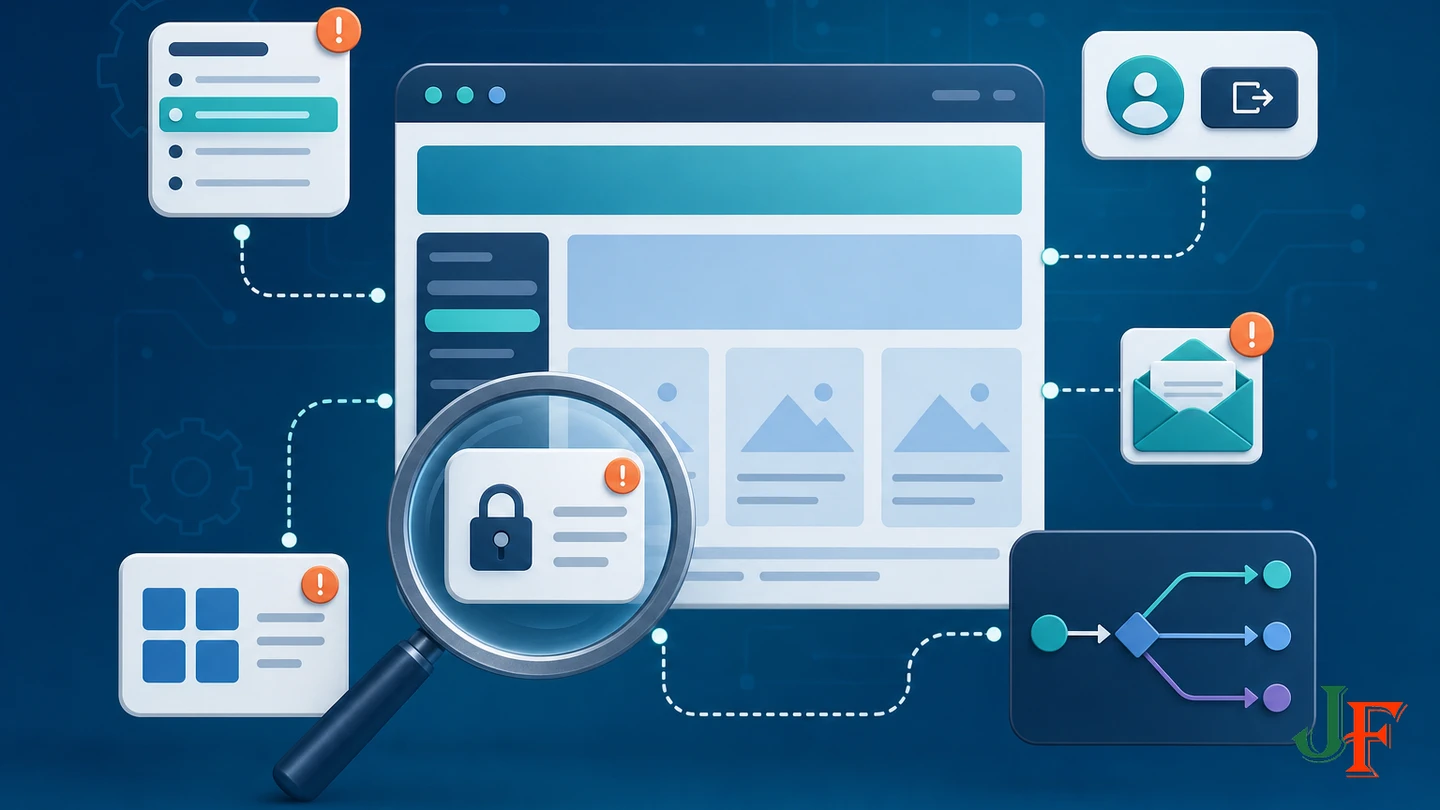 Troubleshooting access settings across protected articles, menus, modules, login, email, and routing