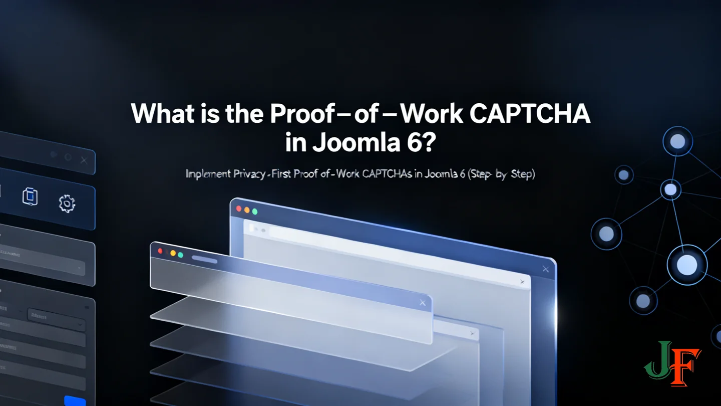 What Is The Proof Of Work Captcha In Joomla 6 - Implement Privacy First Proof Of Work Captchas In Joomla 6 Step By Step