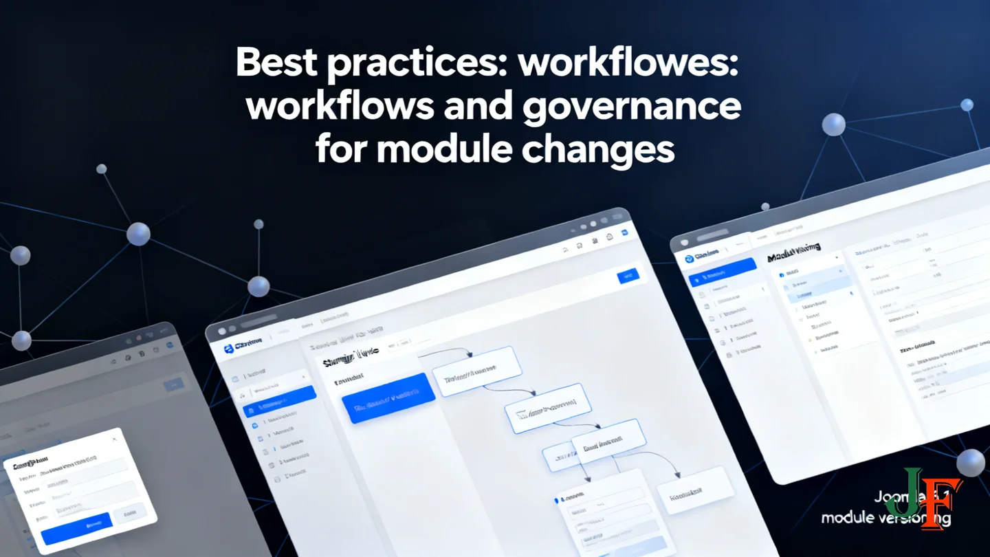 Best Practices Workflows And Governance For Module Changes - Joomla 6 1 Module Versioning Step By Step Restore Troubleshooting Footer Hero Menu And Best