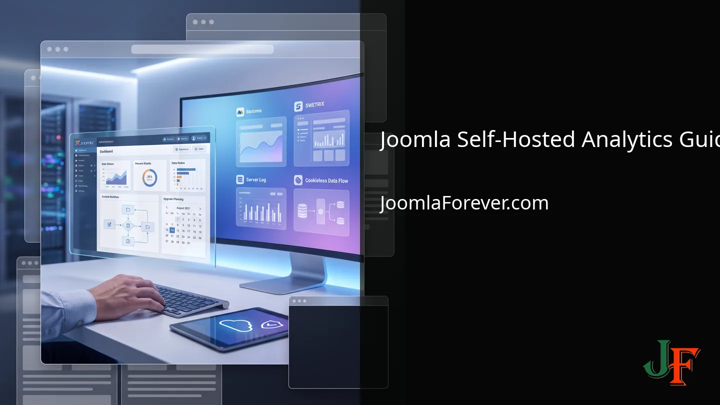 Fulltext image for Self‑Hosted Analytics for Joomla: Compare Matomo, SWETRIX, Server‑Logs & Cookieless Setups (GDPR, Cloudflare, Performance)